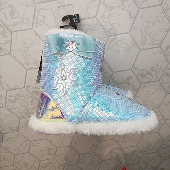 New Frozen Toddler Girls Slipper Bootie - Picture 2 of 5